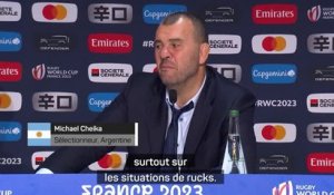 Argentine - Cheika pas satisfait de l’arbitrage “surtout sur les rucks”