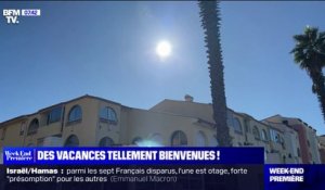 Certains vacanciers prolongent leurs vacances au soleil dans le sud de la France
