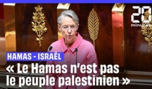 Guerre Hamas - Israël : Le discours d'Elisabeth Borne devant l'Assemblée nationale en intégralité