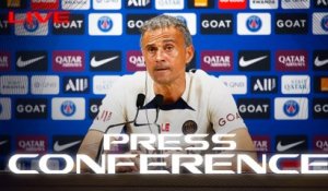 Replay :  Conf de presse de Luis Enrique et d'un joueur avant Paris Saint-Germain - Milan AC