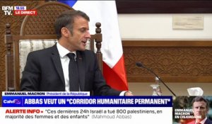 Emmanuel Macron: "Rien, nulle part, ne justifie la violence terroriste"