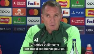 Gr. E - Rodgers : "On ne peut pas faire un match normal contre l'Atlético"