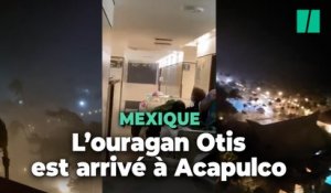Les premières images spectaculaires de l’ouragan Otis qui a touché Acapulco