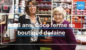 A 88 ans, Colette Bissonnier ferme son magasin de laine au Mans, après 74 ans de commerce