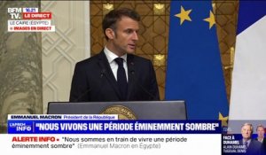 Israël/ Gaza: "La France ne pratique pas le double standard" affirme Emmanuel Macron