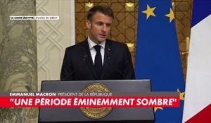 Emmanuel Macron : «J’ai pris la décision qu’un navire de notre Marine nationale puisse appareiller prochainement pour soutenir les hôpitaux de Gaza»