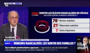78% des Français considèrent que sortir les élèves radicalisés de l'école est une "bonne solution" (Elabe/BFMTV)