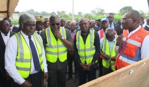 Le Premier Ministre Robert Beugré Mambé visite les chantiers d'infrastructures routières d'Abidjan