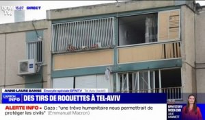 Des tirs de roquettes atteignent un bâtiment résidentiel de Tel-Aviv, 4 personnes sont blessées