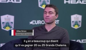 Rolex Paris Masters - Simon : "20 ou 25 Grands Chelems pour Alcaraz ? Il y a aura toujours de la concurrence"