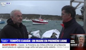 Tempête Ciarán: le maire du Conquet vent debout pour sécuriser sa ville