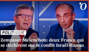 Zemmour-Mélenchon: deux France qui se déchirent sur le conflit Israël-Hamas