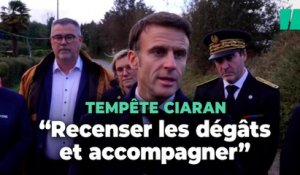 Tempête Ciaran : Emmanuel Macron promet l’état de catastrophe naturelle