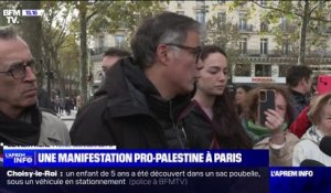 Paris: présent à la manifestation en soutien au peuple palestinien, Olivier Faure plaide pour "un cessez-le-feu immédiat"
