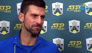 Rolex Paris Masters 2023 - Novak Djokovic : "Je ne suis pas surpris de voir Grigor Dimitrov en finale, on se connait bien !"
