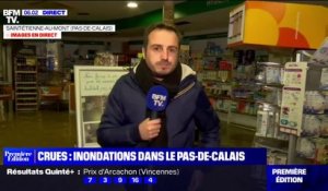 Inondations dans le Pas-de-Calais: au moins un mètre d'eau dans cette pharmacie de Saint-Étienne-au-Mont