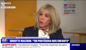 Attentat d'Arras: "On protégera nos enfants", affirme Brigitte Macron