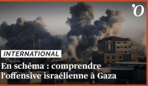 En schéma: comprendre l'offensive israélienne à Gaza