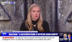 Marche contre l'antisémitisme: "Il n'y a plus d'ambiguïté au Rassemblement National", assure Mathilde Paris (députée RN du Loiret)