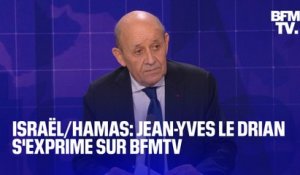 Israël/Hamas: la prise de parole de Jean-Yves Le Drian sur BFMTV en intégralité