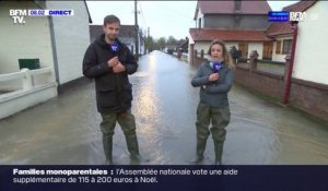 Inondation dans le Pas-de-Calais: une digue menace de céder à Estréelles