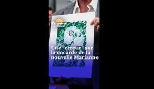L'erreur sur la cocarde de la nouvelle Marianne offerte à Macron va être corrigée
