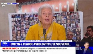 Marche contre l'antisémitisme: "Je ne pense pas que nous sommes [de retour] dans les années 30", explique Evelyn Askolovitch, rescapée de la Shoah