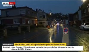 Météo - Le Pas-de-Calais évalue ce matin l'étendue des dégâts après une nuit de pluies torrentielles: Rivières en crues, rues inondées, maisons endommagées - VIDEO