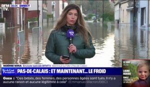 Inondations dans le Pas-de-Calais: le niveau de l'eau atteint encore les 1m40 à Montreuil-sur-mer