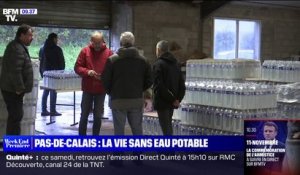 Pas-de-Calais: des packs d'eau distribués aux habitants privés d'eau potable