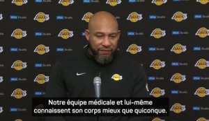 Lakers - Ham : "LeBron va bien"