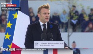 "La nation n'oublie pas": Emmanuel Macron s'exprime sur le ravivage de la flamme du Soldat inconnu depuis 100 ans