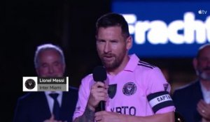 Inter Miami - Messi : "Nous allons continuer à prendre du plaisir, à gagner des titres"