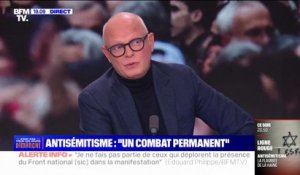 "Je ne fais pas partie de ceux qui déplorent la présence du Front national dans cette manifestation", déclare Édouard Philippe