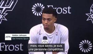 Spurs - Johnson : "Je suis une personne compétitive, je veux gagner"