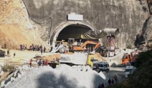 Inde : 40 personnes bloquées après l'effondrement d'un tunnel