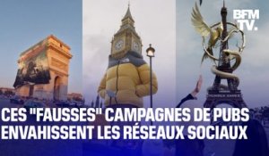 "Hunger Games sur la Tour Eiffel ou Napoléon, de fausses campagnes de pubs envahissent les réseaux sociaux en ce moment