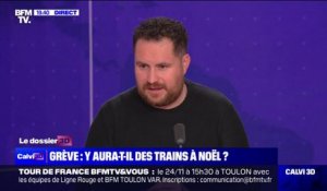 Menace de grève SNCF à Noël: "C'est à la direction de rouvrir des négociations sur les salaires", pour Julien Troccaz (secrétaire fédéral Sud-Rail)