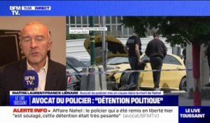 Mort de Nahel: "Ce policier n'avait rien à faire en prison", estime l'avocat du policier auteur du tir mortel, remis en liberté