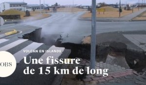 En Islande, des crevasses sont apparues en ville à cause du magma