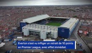 Premier League - Une lourde sanction pour Everton !
