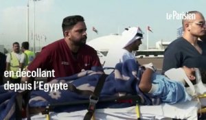 Un avion des Emirats Arabes Unis décolle avec des Palestiniens blessés à Gaza