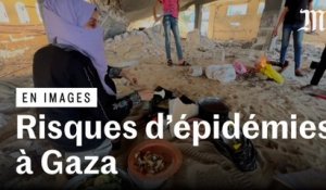 En images : l’OMS s’inquiète des risques d’épidémies dans la bande de Gaza