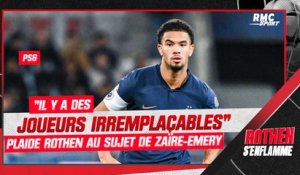 PSG : "Il y a des joueurs irremplaçables" plaide Rothen après la blessure de Zaïre-Emery