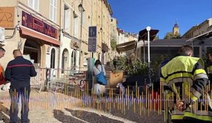 Notre reporter Sarah Le Guen en direct de la place des Cardeurs à Aix à 14h15 sur maritima radio