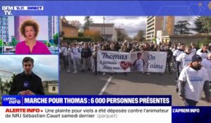 Crépol: 6000 personnes ont participé à la marche blanche en hommage à Thomas à Romans-sur-Isère