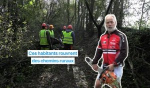 Ces habitants rouvrent des chemins ruraux