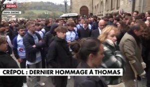 Crépol - Pascal Praud fond en larmes en direct en commentant les obsèques de Thomas ce matin sur CNews et ne peut plus parler à l'antenne, submergé par l'émotion devant le cercueil du jeune homme - VIDEO
