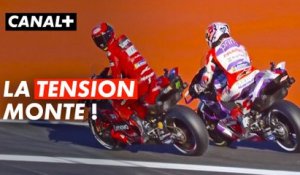 Martin tente d'intimider Bagnaia, et ça marche ! - Grand Prix de Valence - MotoGP