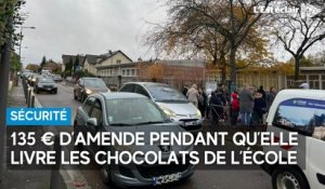 Troyes : elle reçoit 135 € d’amende pendant qu’elle livre les chocolats de l’école